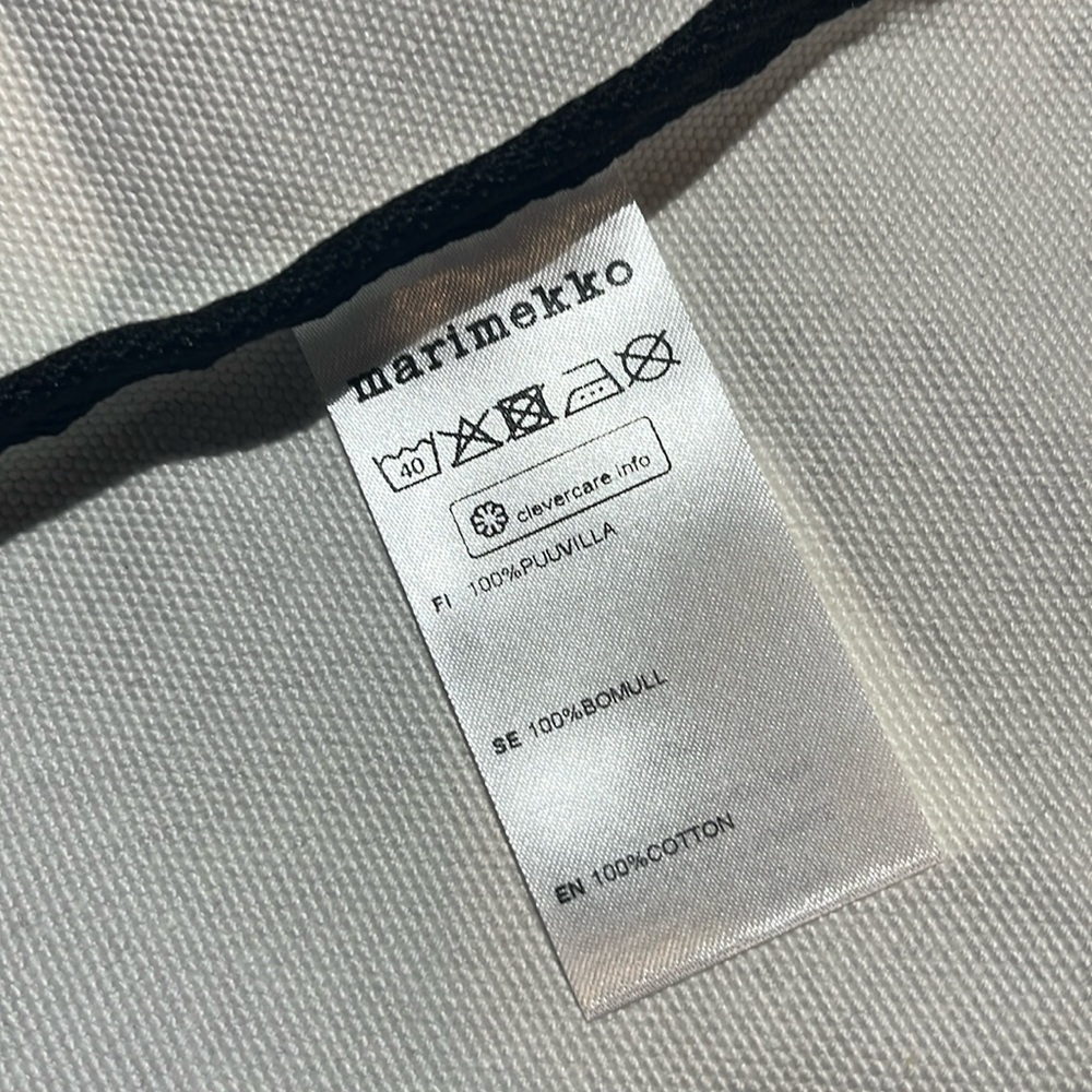 NWT Marimekko Italia Erika Backpack - Black/White - Picture 11 of 16